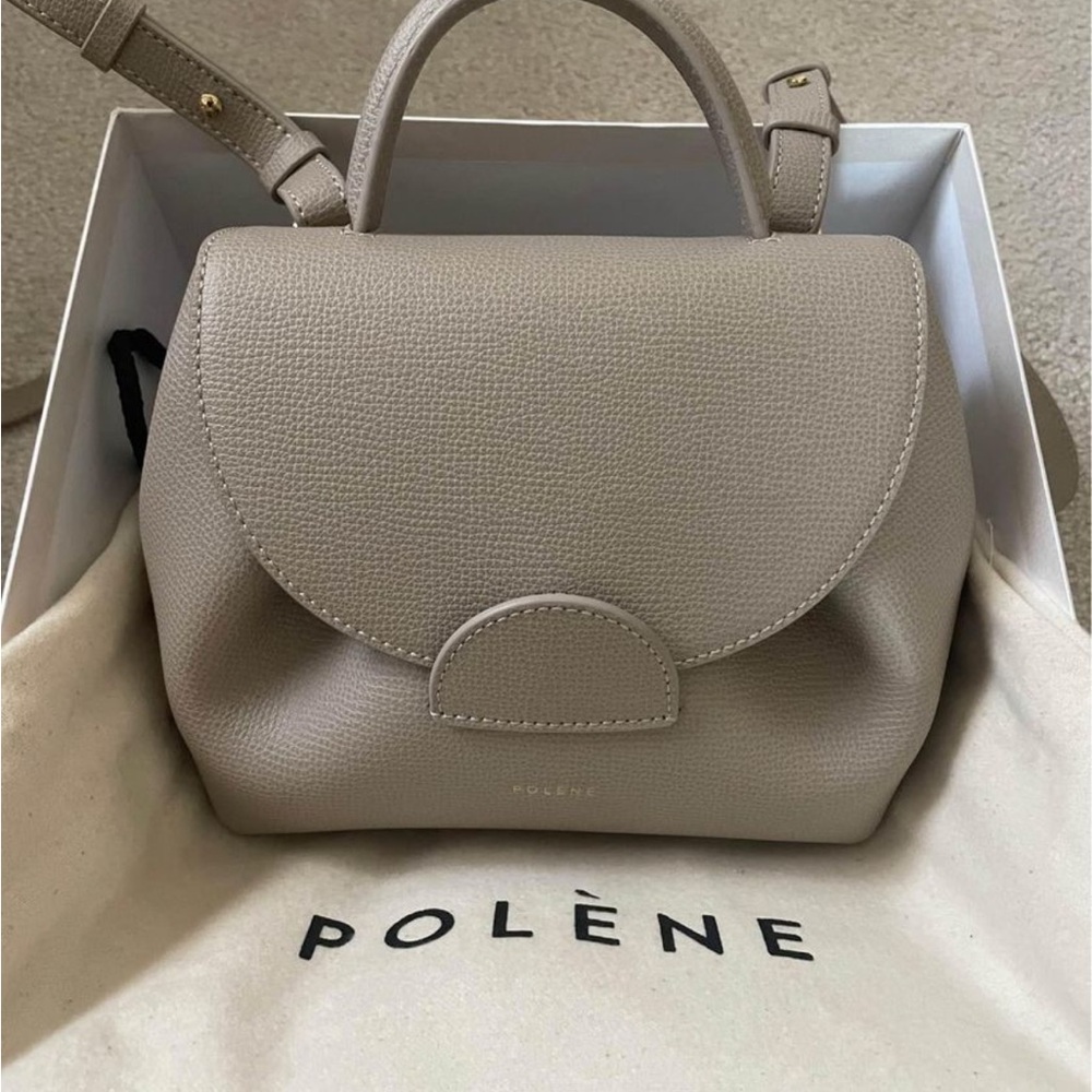 Taupe Leather Women's Bag